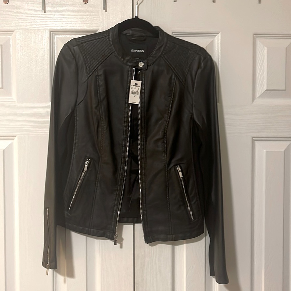 Express Black Moto/Biker Jacket